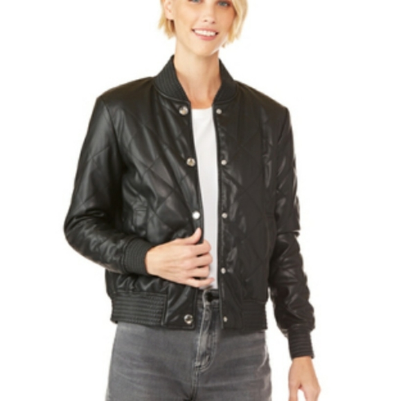 Michael Kors Quilted Bomber Jacket Size S but fits like a M - Picture 8 of 16